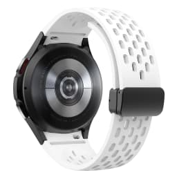 Silicone Strap for Samsung Galaxy Watch 7 6 5 4 40mm 44mm 5Pro 45mm Magnetic Buckle Band 6 Classic 43mm 47mm No Gaps Bracelet