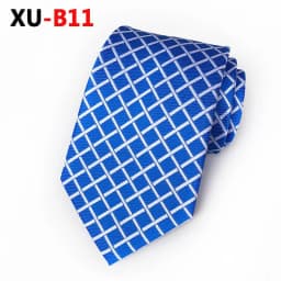 Polyester Jacquard Necktie 8 Cm Stripe Tie Business Casual Plaid Corbatas for Wedding Party Men Accessories Valentines Gift