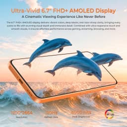 OUKITEL P2 PLUS 5G Smartphone Global Version 36(12+24)GB+256GB ESIM 6.7' AMOLED Ultra-thin 7.7mm 1.81' Dual Screen NFC Phone