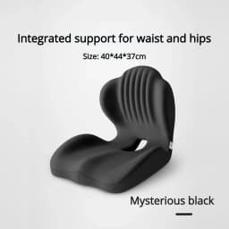Solvath 2026 New Lumbar Support Memory Foam Cushion Ergonomic Pressure Relief Pad Comfort Sitting for Sedentary Use