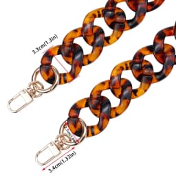 Acrylic Purse Chains Replacement Handbag Strap Chain Straps Fashionable Purse Chains Handles for DIY Purse Strap