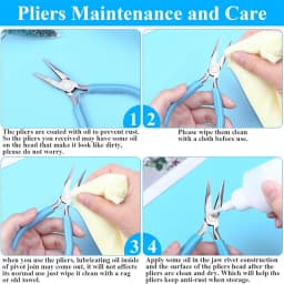 Jewelry Pliers Tool Set Jewelry Making Pliers Tools for DIY Bracelet Jewelery Making Supplies Handmade Jewelry Repair Tools