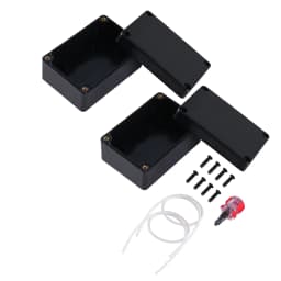 1/2PCS ABS Black Plastic Waterproof Electronic Project Box Small Enclosure Case for DIY Instrument Cover