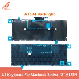 Laptop A1534 US Layout Replacement Keyboard For Macbook Retina 12" A1534 2016 2017 Keyboards Replace EMC 2991 3099