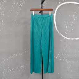LANMREM patchwork design women's Pleated trousers elastic High Waisted Draped Straight Wide Leg Pants 2025 chic new 2DB3871
