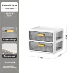 Cosmetics Storage Box Desktop Drawer Cosmetics Lipstick Mask Jewelry Large Capacity Shelf Transparent Plastic