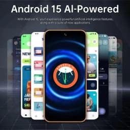 K-Touch I17 Pro Max Mobile Phones 7.3 Inch Smartphone Android 15 Cell Phone 22G+2TB 16+48MP Camera 5G Dual Card Dual Standby 7800mAh Face Unlocked Cellphones