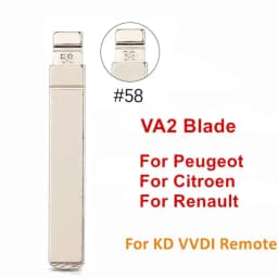 KeyDiy Xhorse VVDI JMD KD Replacement Metal Uncut Blank Blade Universal Remote Flip Blade For Subaru Toyota BMW VW Ford