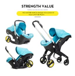 Compact 2-in-1 Dona Stroller Baby Stroller with Car Seat Lightweight Buggy Foldable Portable Pram New Model Travel Carriage Bestselling