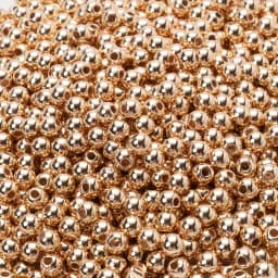 3mm 300pcs CCB Plating Acrylic Round Beads Loose Spacer Beads For Jewelry Making DIY Bracelet Earring Necklace Accessory