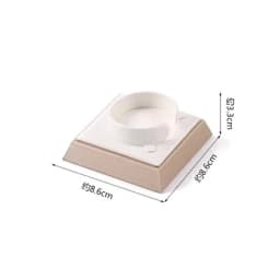 Champagne White Display Case Necklace Rack High-End Jade Jewelry Display Props Counter Display Crystal Exhibition Stand