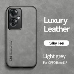 Reno11F 5G Case Built in Metal Plate Magnetic Car Holder Leather Phone Cases For OPPO Reno11 F Reno 11F 11 F 5G Back Soft Cover