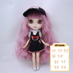 ICY DBS Blyth 1/6 bjd dolls joint body custom face colorful hair Contains clothing and shoes special