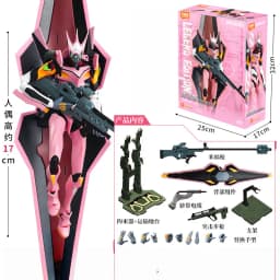 BLOKEES Original EVANGELION TYPE-00 TV 02 01 08 EVA00 NEON GENESIS EVANGELION Asuka Shinji Assembled Action Figure Anime Toys
