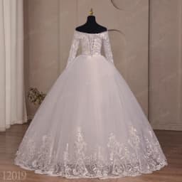 Customized Off Shoulder Plus Size Wedding Dresses 2026 New Luxury Long Sleeve For Bride Dress Wedding Gown Princess Vintage