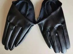 Men Women's Short Design PU Leather Half Palm Motorcycle Gloves Male Female Performance Dancing Gloves R982