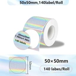 1Roll Label Sticker Self-Adhesive Thermal Paper,Suit for M110 M220 M200 E210 P50 DETONG P1 WP9520 Munbyn Nelko PM220 MiniPrinter