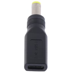 1pc USB 3.1 Type C USB-C Female to 5.5mm x 2.5mm Male DC Power Charging Adaptor