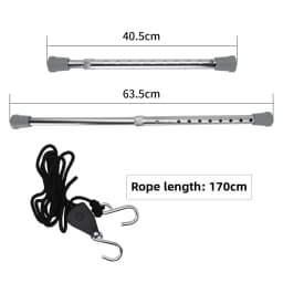 Aluminum Alloy Hood Prop Tools Nylon Rope Kit Paintless Dent Repair Tool Engine Cover Repair Tool Car Dent Repair