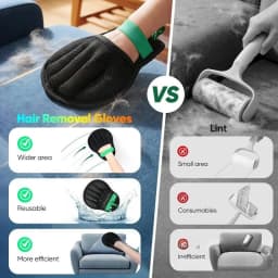 1pc Upgraded Dog Cat Five Finger Glove Cleaning Removal Glove Pet Grooming Reusable Sofa Carpets Cat Dog New Hair Cleaning Tools