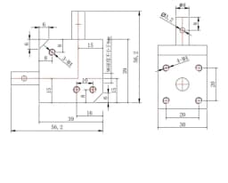 New Right Angle Conical Bevel Gearbox Right Angle Commutator Device Speed Ratio 1:1 Double 8MM Shaft Gear Material 45 Steel