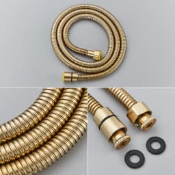 Brushed Gold Shower Faucet Embedded In 2 Ways Shower Mixers Wall Mounted Rainfall Bathroom Shower Tap Stainless Steel Head