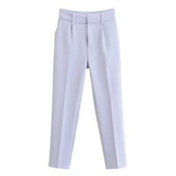 Solid Color All-Match Women's Suit Pants Casual Simple Office Occupation Lady Pencil Trousers High Waist Slimming Long Pants