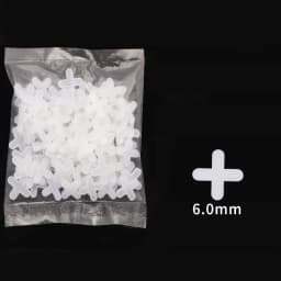 100-300pcs 1/1.5/2/2.5/3/4/5/8/10mm Plastic Cross Ceramic Tile Leveling System Clips Spacer Ceramic Floor Construction Tools