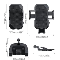 1PC Car Press CD Port Mobile Phone Bracket Car Air Outlet Navigation Mobile Phone Bracket