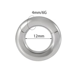 1PC Surgical Steel Nose Rings Septum Clicker Segment Hinged Ring Nose Ear Cartilage Tragus Helix Ear Lobe Body Piercing Jewelry