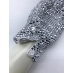 Handmade Silver FULL Crystal Sewn on Glove for Michael Jackson Rhinestone Collection Perfect for Impersonator Preformance