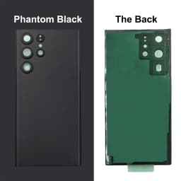 For Samsung S22 Ultra 5G S908B S908B/DS Battery Back Cover S22Ultra Battery Cover Rear Door Housing Panel Case Camera Lens Parts