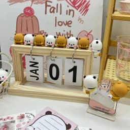 Kawaii Bubu Dudu Anime Figures Home Car Phone Ornament Cute Panda Mini Toy Cartoon Yier Bear Doll Screen Decor Couple Gift