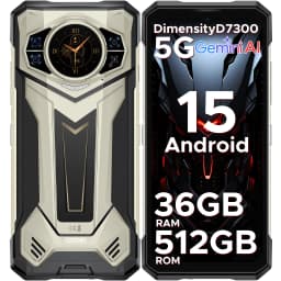 DOOGEE S200 Plus Rugged Phone 36GB RAM + 512GB ROM Dimensity 7300 11000mAh 66W 6.72” 120Hz Dimensity 7300 100MP NFC Smartphone