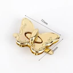 2Pcs Metal Turn Twist Lock Buckle Purse Spring Latch for Bags DIY Handbag Locks Clasp Bag Closure Sewing Hardware Accessories