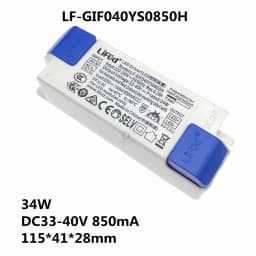 Lifud LED Driver 20W-60W YM YS 700mA 800mA 900mA 1000mA 1050mA 1200mA 1300mA 1400mA 1500mA 25-40V High PF Lighting Transformer
