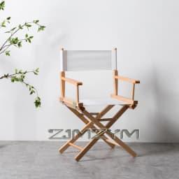 Solid Wood Chair Foldable Bar Counter Leisure Chair Outdoor Backrest Office Makeup Fishing Outdoor Garden Armchairs
