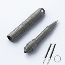 Necklace Pendant Mini Titanium Portable Signature Pen EDC Portable Keychain Pen Travel Metal Ballpoint Pen Break Windows Tool