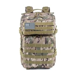 50L 1000D Nylon Waterproof Tactical Military Backpack 3 Day Assault Pack Molle Bag Outdoor Hiking Climbing Camping Army Rucksack