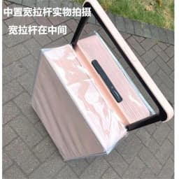 Transparent Protection Cover for Luggage Suitcase with Wide Pull Rod Anti-Fall Wear-Resistant Travel Bag Dust Cover