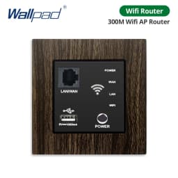 Wallpad Wood Texture Aluminum Alloy Panel EU Electrical Sockets And Wall Switches With LED 1 2 3 Gang 2 3 Way USB Charge Port