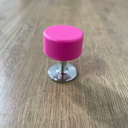 Rose Red Plastic Lock with Steel Pin PVC Cap Magnet Key Pink Magnetic Lock for Restraint Belt Patient Safety Hospital Transport