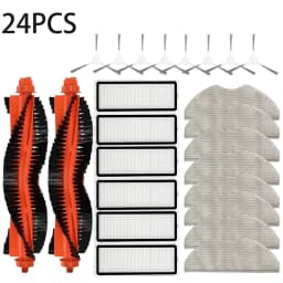 For Xiaomi Robot Vacuum S40C / E101 Parts Accessories Main Side Brush Filter Mop Rag Robot Vacuum Cleaner Consumable Kit