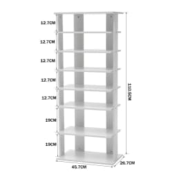 【Lifeideas】Contemporary 7/10-Tier Household Space Saving Shoe Rack for Entryway