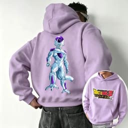 Dragon Ball Freeza Cartoon Anime 2026 New Spring and Autumn Men's and Women's Fashion Hooded Sports Hoodie