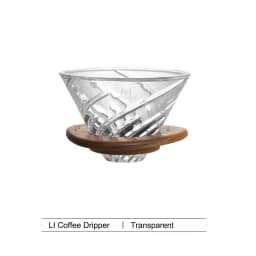 MUVNA Tornado Glass Coffee Server 450ml-Barista Grade Hand Drip Carafe,Leak-Proof Spout,Heat-Resistant for Pour Over/Iced Brew