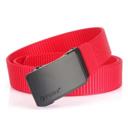 TUSHI New Nylon Belt Metal Automatic Buckle High Quality Men's Jeans Leather Belt Business Work Outdoor Tactical Belt for Men