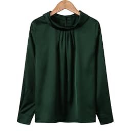 Women blusas long sleeved Slim plus size silk satin shirts office ladies work female Chiffon blouse Elegant blusa feminina