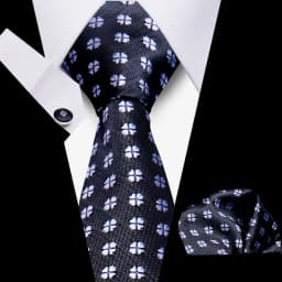 Men Business Tie Set Classic Plaid Dot Necktie Cufflinks Stripe Handkerchief For Wedding High Quality Formal Gravata Accessories