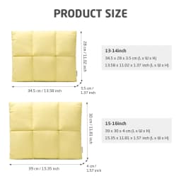 13 14 inch Laptop Sleeve Bag for Macbook Air Pro Puffy Quilted Puffer Notebook Carrying Case Tablet Laptop Case Pouch for Women